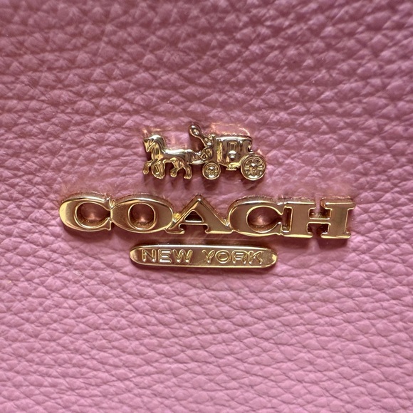 Coach NWT JAMIE  Pink Leather Women's Bag - Picture 11 of 12